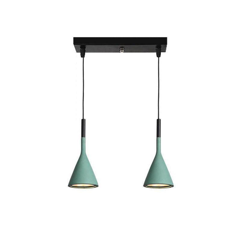 Conical Concrete Pendant Light - Lamp Outdoor