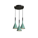 Solara Pendant Lamp Concrete Conical Industrial - Letslighting