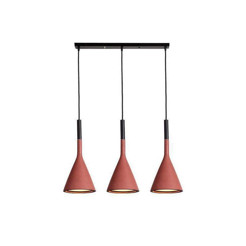 Conical Concrete Pendant Light - Lamp Outdoor