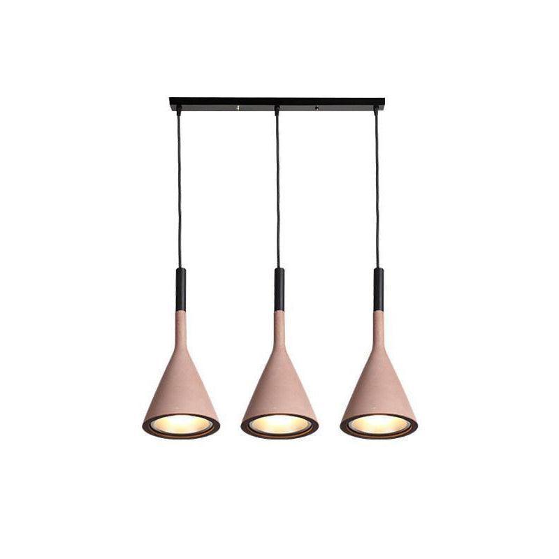 Conical Concrete Pendant Light - Lamp Outdoor