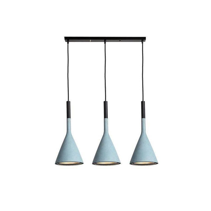 Conical Concrete Pendant Light - Lamp Outdoor