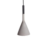Conical Concrete Pendant Light - Lamp Outdoor