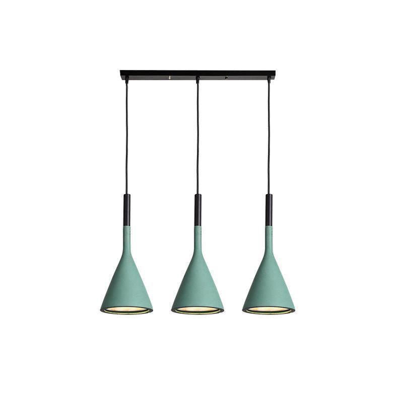 Conical Concrete Pendant Light - Lamp Outdoor