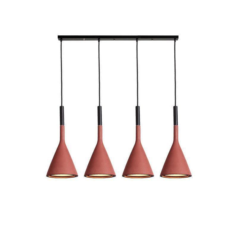 Conical Concrete Pendant Light - Lamp Outdoor