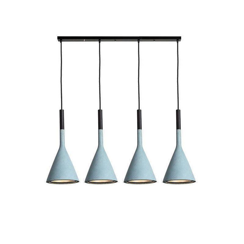 Conical Concrete Pendant Light - Lamp Outdoor