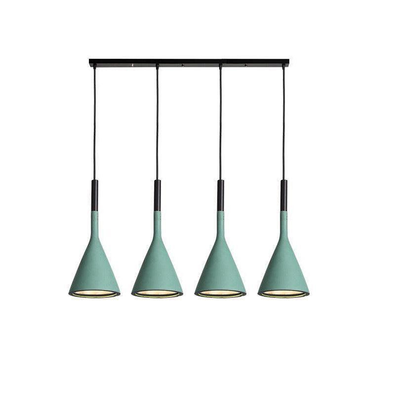Conical Concrete Pendant Light - Lamp Outdoor