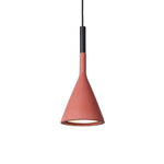 Conical Concrete Pendant Light - Lamp Outdoor