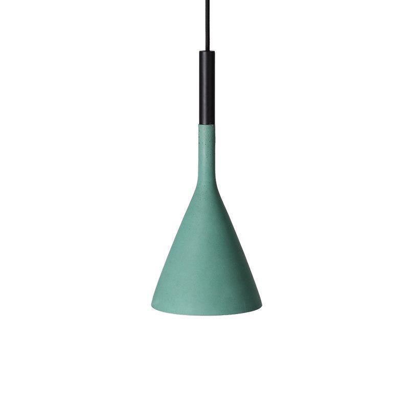 Conical Concrete Pendant Light - Lamp Outdoor
