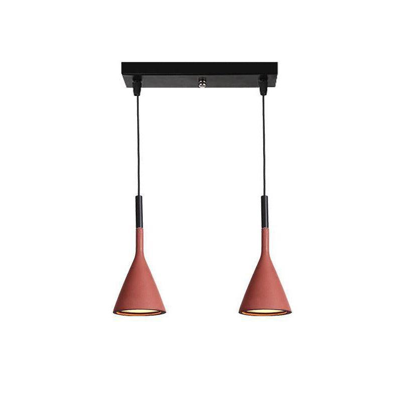 Conical Concrete Pendant Light - Lamp Outdoor