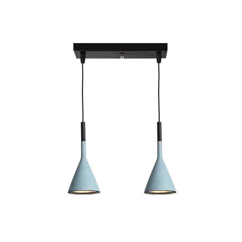 Conical Concrete Pendant Light - Lamp Outdoor