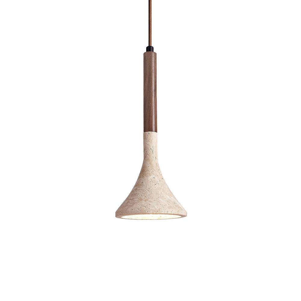 Aplomb Wabi-Sabi Travertine Pendant Light