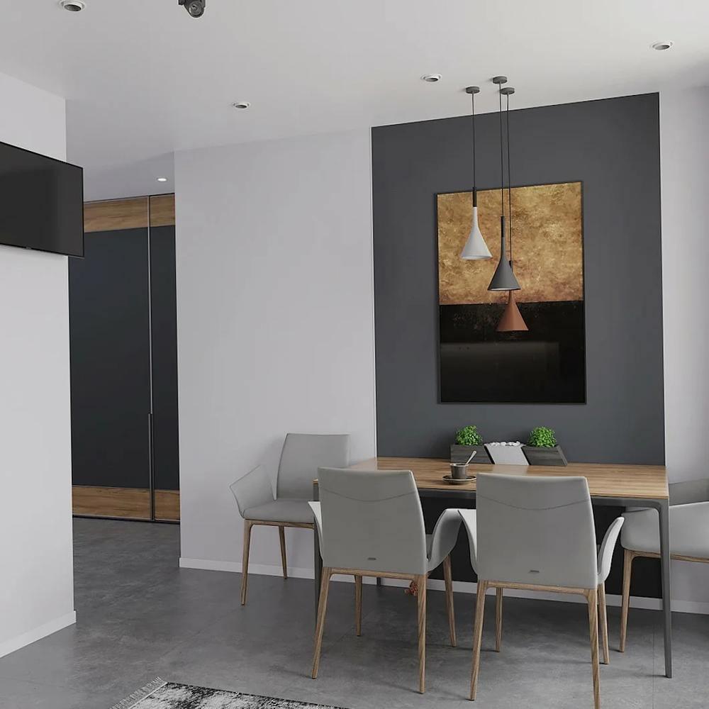 Conical Concrete Pendant Light - Lamp Outdoor