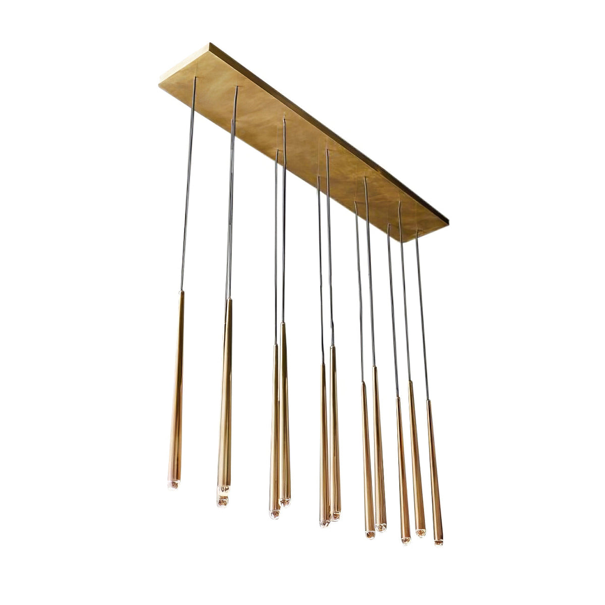 Aquitaine Minimalist Brass Chandelier