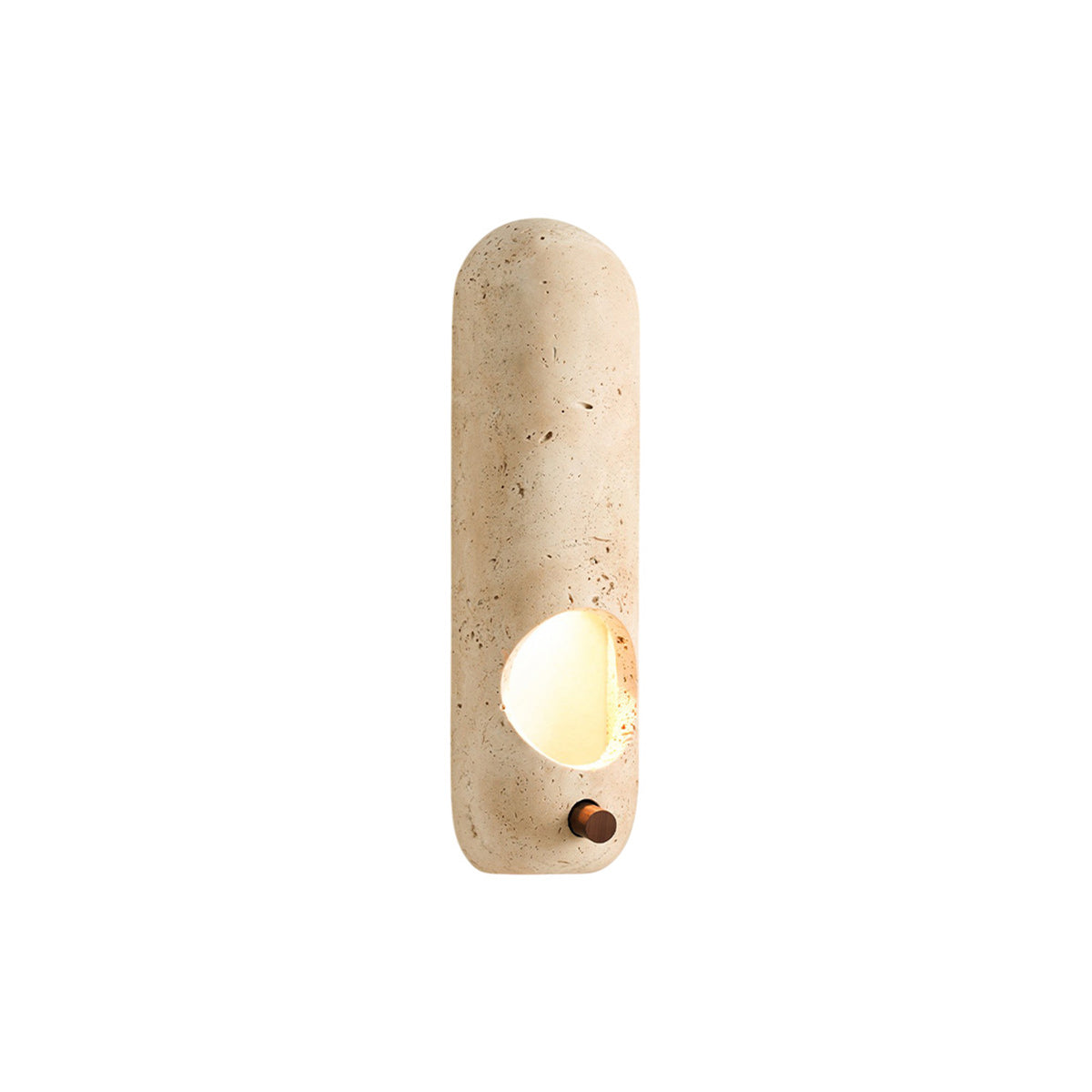 Arauz Wabi-Sabi Travertine Wall Light