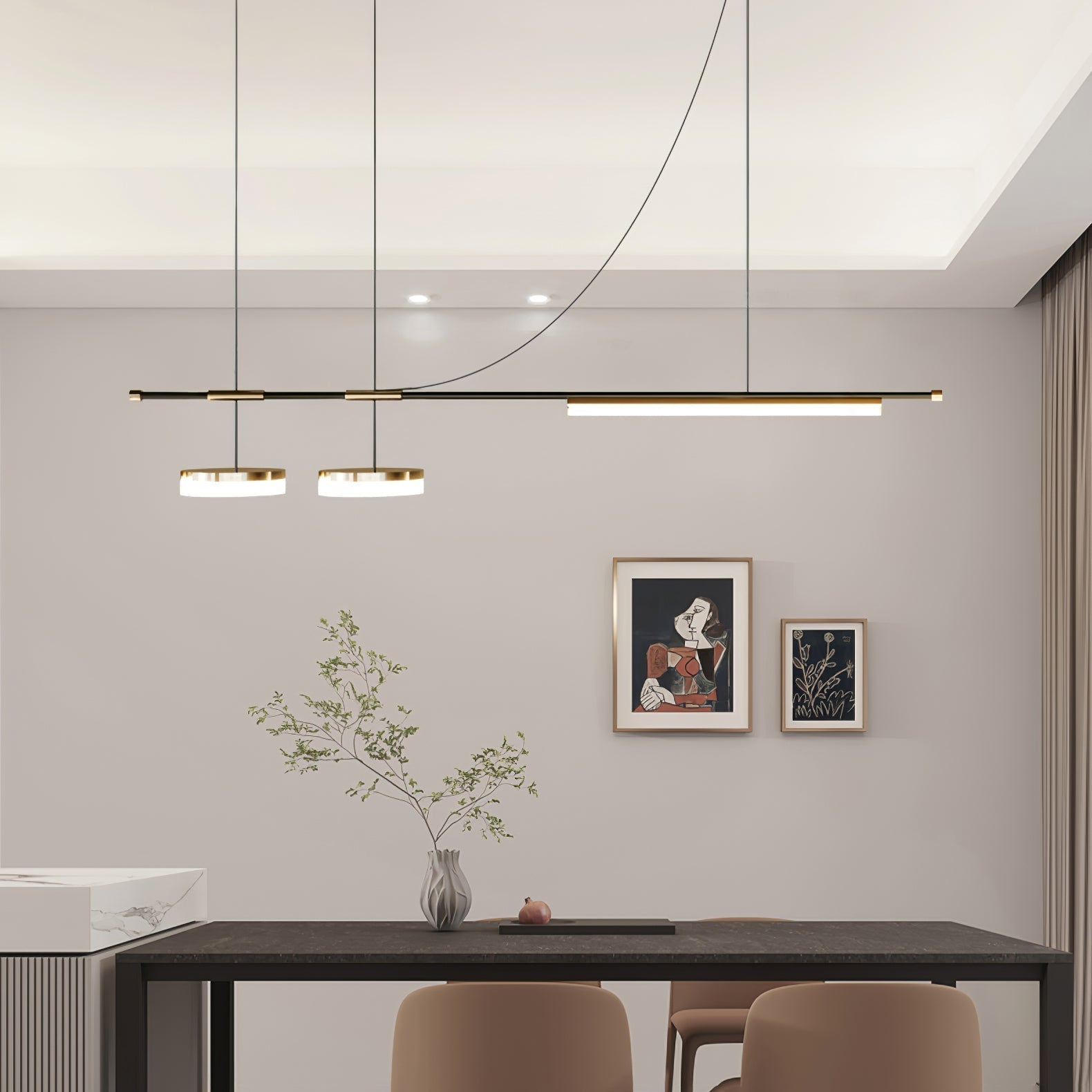 Arc Horizon Island Pendant Light - Lamp Outdoor