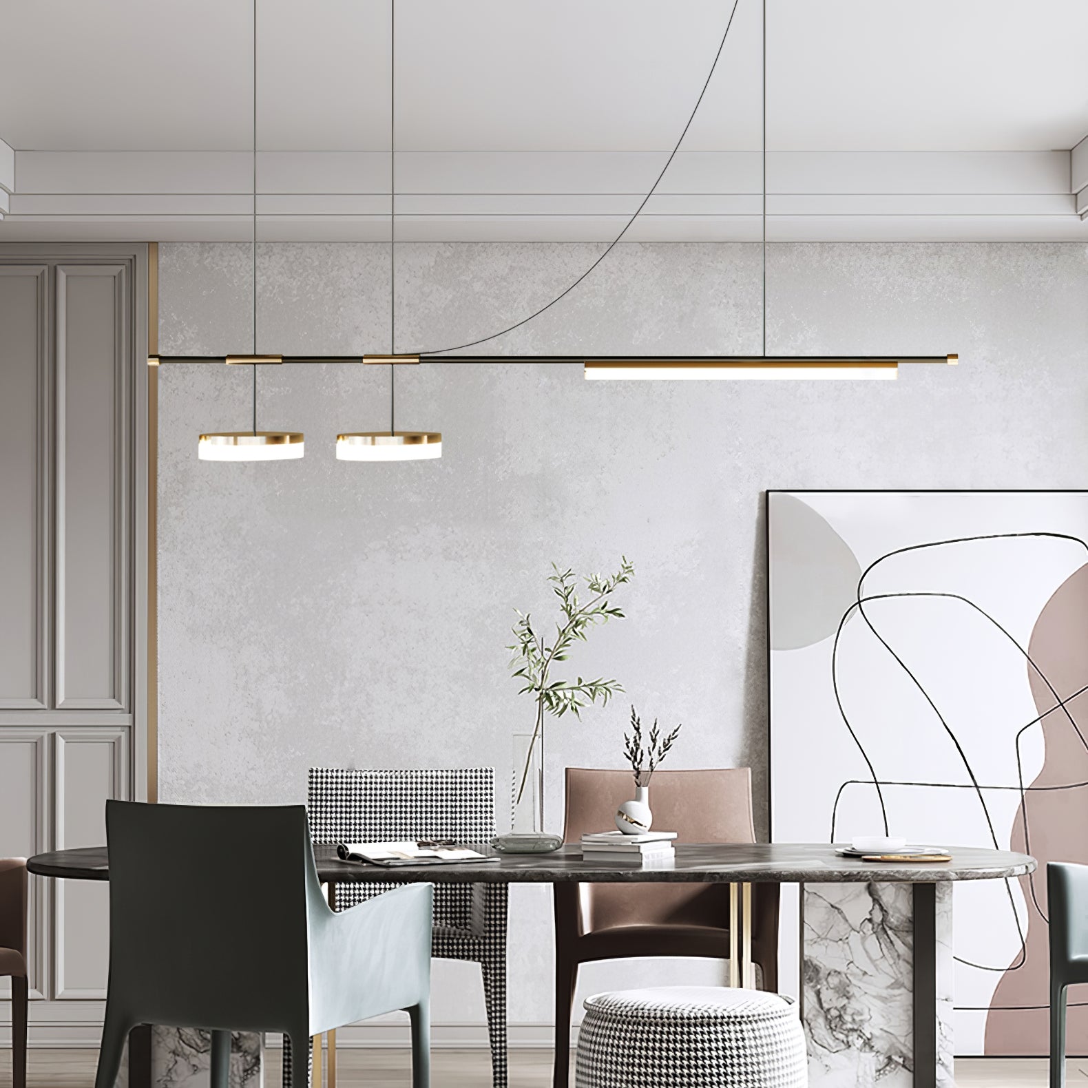 Arc Horizon Island Pendant Light - Lamp Outdoor