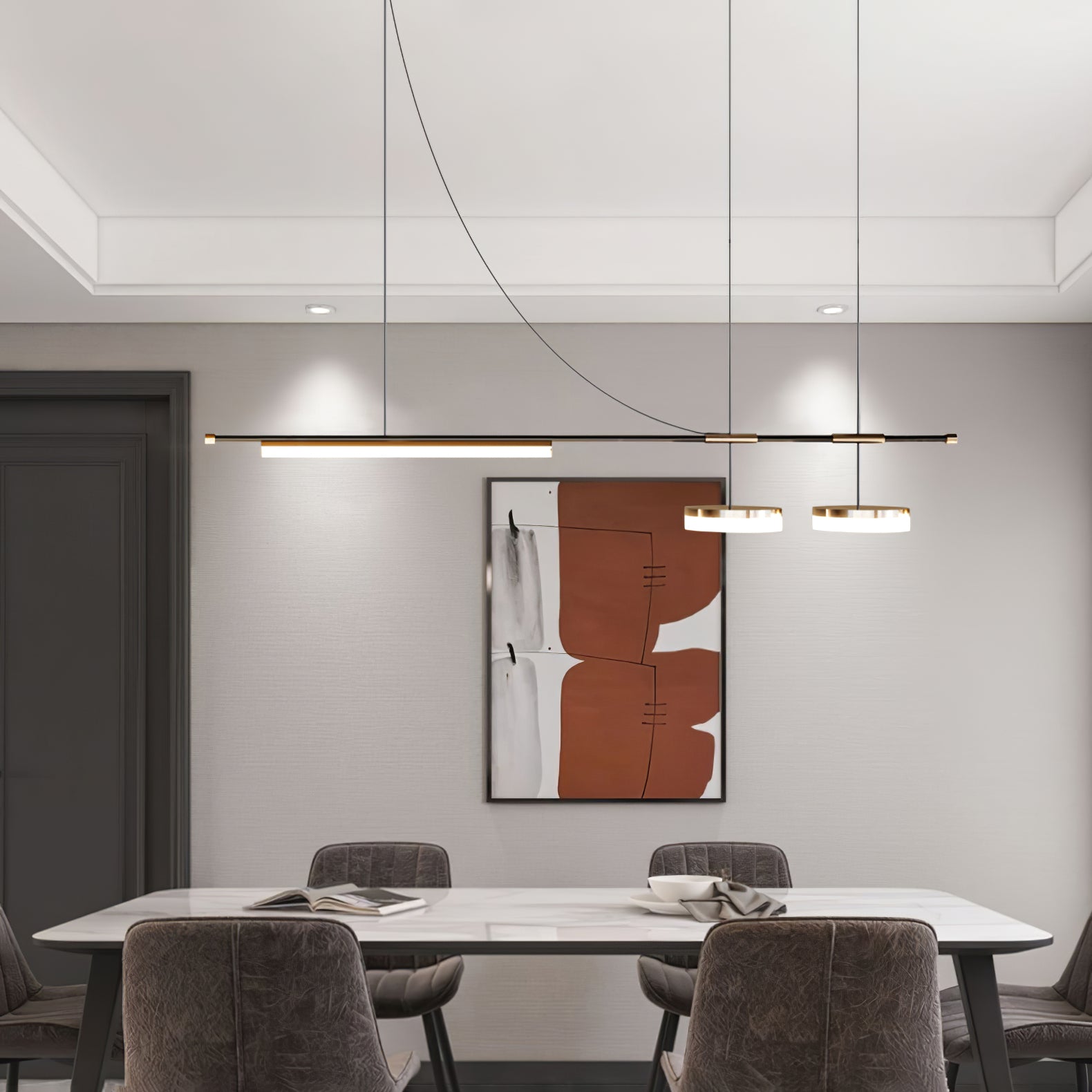 Arc Horizon Island Pendant Light - Lamp Outdoor
