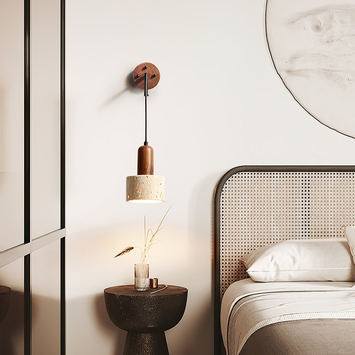 Alcarion Travertine Wall Light - Lamp Outdoor