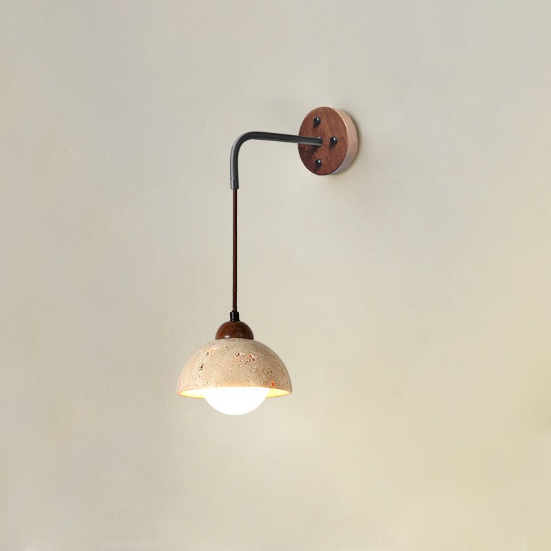 Alcarion Travertine Wall Light - Lamp Outdoor