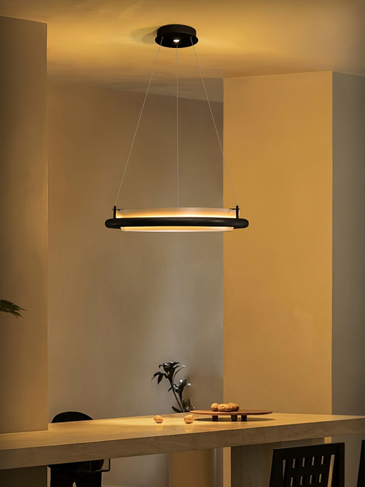 Olvelila Circular Metal Pendant Light - Lamp Outdoor
