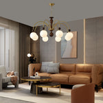 Archway Walnut Color Chandelier - Lamp Outdoor