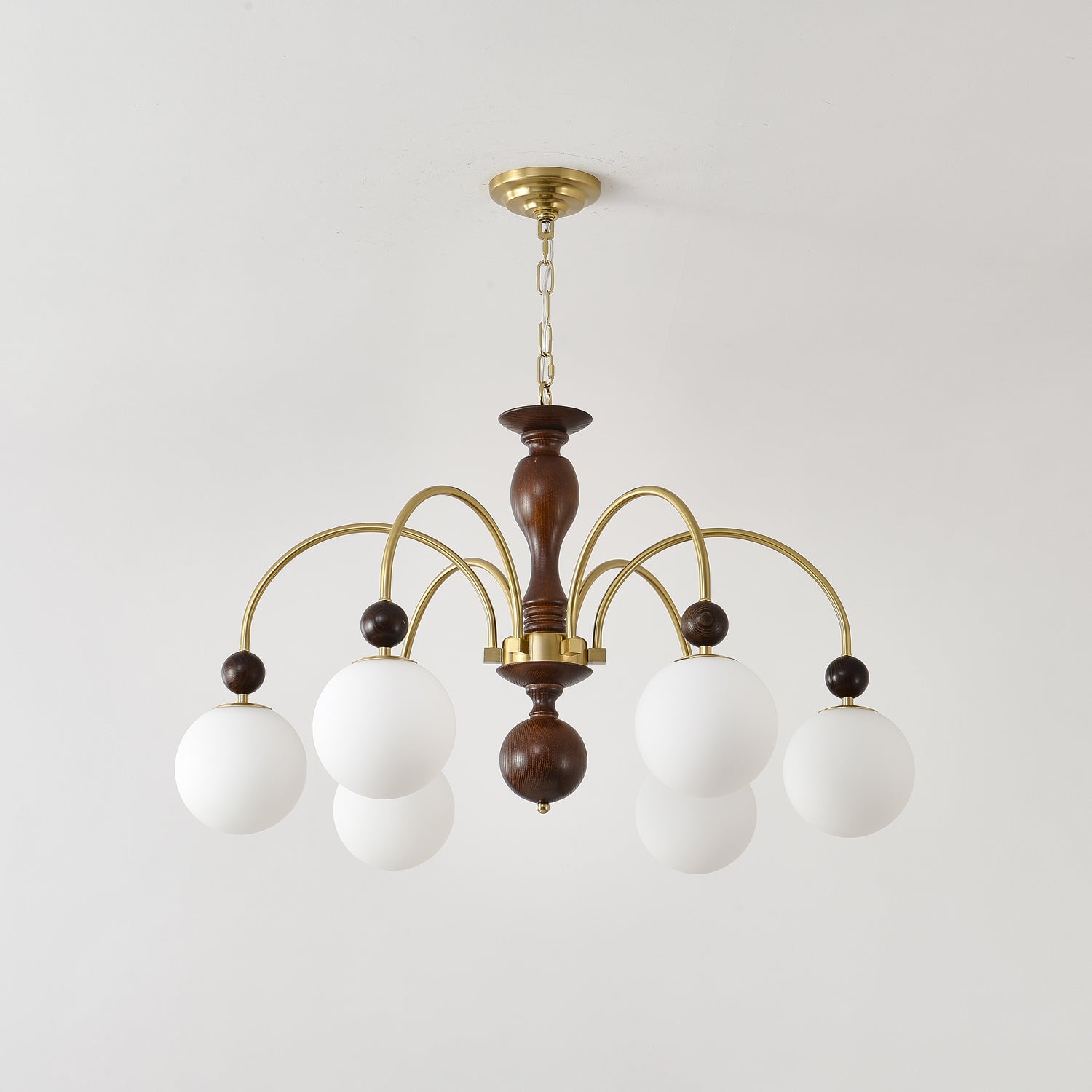 Archway Walnut Color Chandelier - Lamp Outdoor