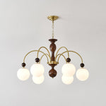 Archway Walnut Color Chandelier - Lamp Outdoor