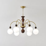 Archway Walnut Color Chandelier - Lamp Outdoor