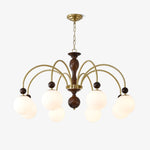 Archway Walnut Color Chandelier - Lamp Outdoor