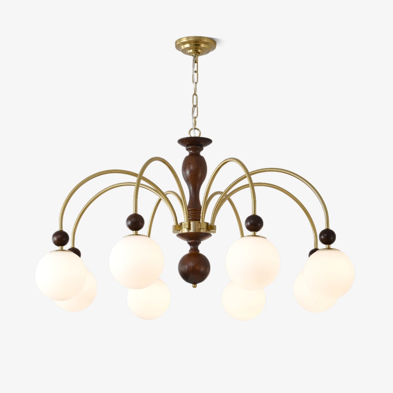 Archway Walnut Color Chandelier - Lamp Outdoor