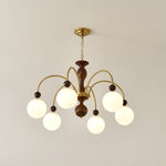 Archway Walnut Color Chandelier - Lamp Outdoor
