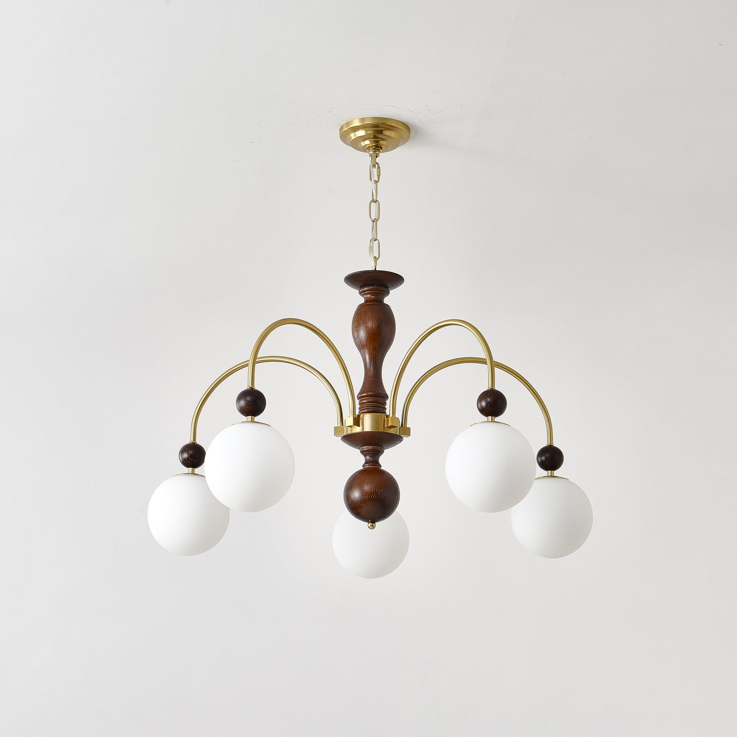 Archway Walnut Color Chandelier - Lamp Outdoor