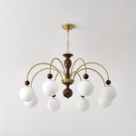 Archway Walnut Color Chandelier - Lamp Outdoor