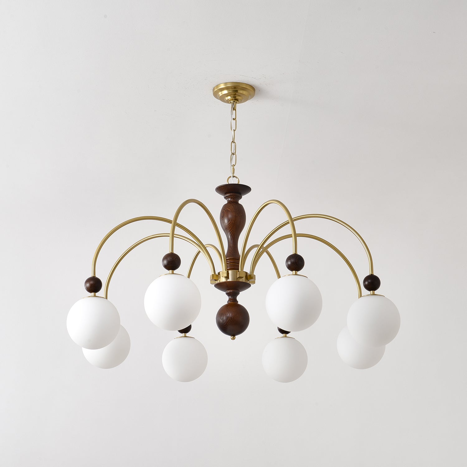 Archway Walnut Color Chandelier - Lamp Outdoor