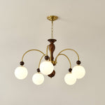 Archway Walnut Color Chandelier - Lamp Outdoor