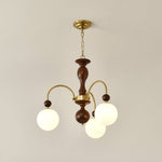 Archway Walnut Color Chandelier - Lamp Outdoor