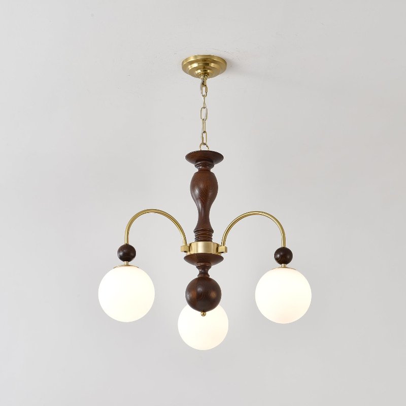Archway Walnut Color Chandelier - Lamp Outdoor
