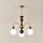 Archway Walnut Color Chandelier - Lamp Outdoor