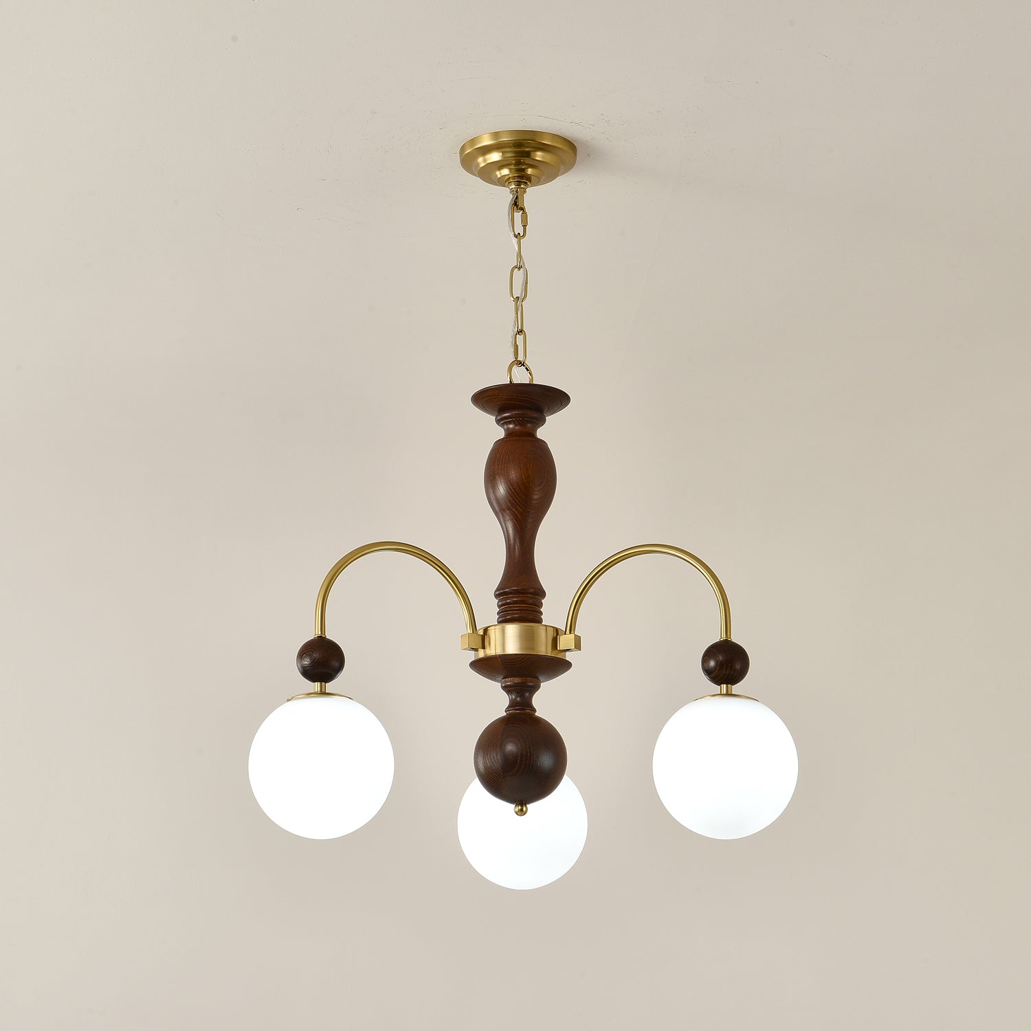 Archway Walnut Color Chandelier - Lamp Outdoor