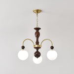 Archway Walnut Color Chandelier - Lamp Outdoor