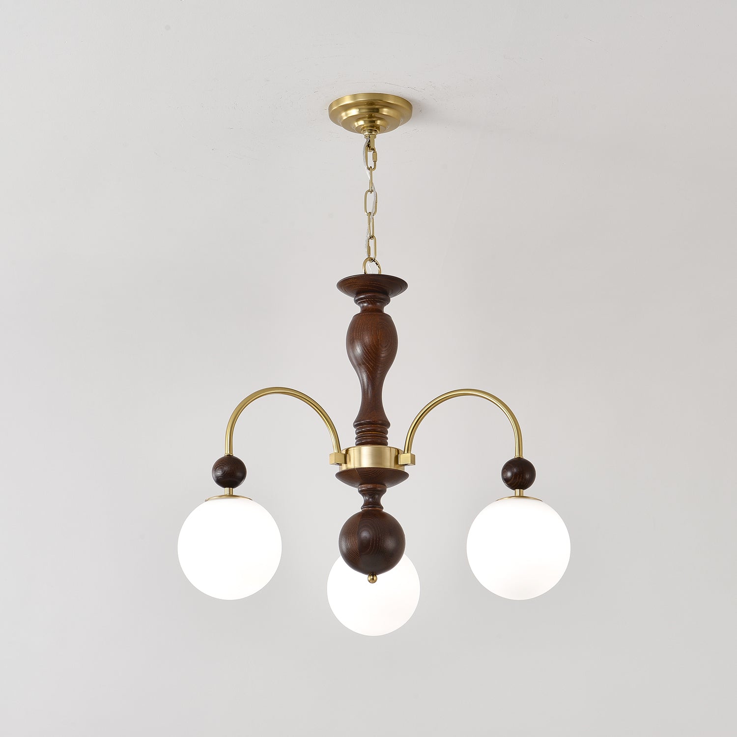 Archway Walnut Color Chandelier - Lamp Outdoor