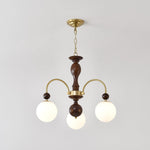 Archway Walnut Color Chandelier - Lamp Outdoor