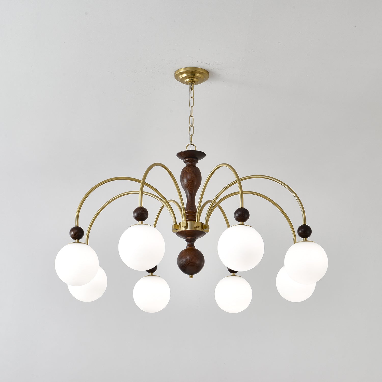 Archway Walnut Color Chandelier - Lamp Outdoor