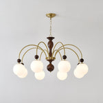Archway Walnut Color Chandelier - Lamp Outdoor