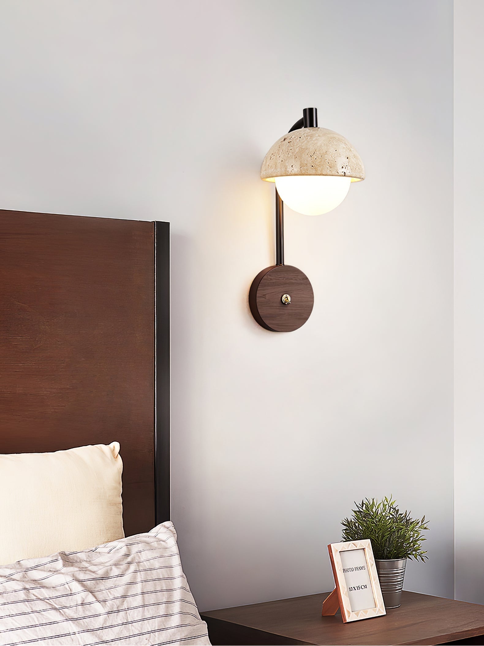 Arlo Travertine Wall Light - Lamp Outdoor