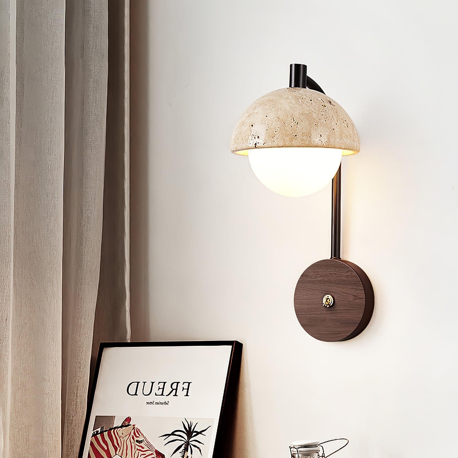 Arlo Travertine Wall Light - Lamp Outdoor