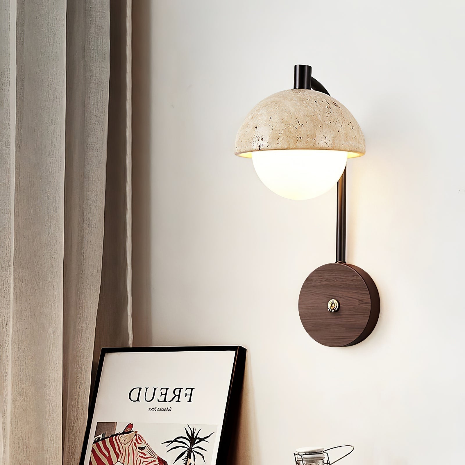 Arlo Travertine Wall Light - Lamp Outdoor