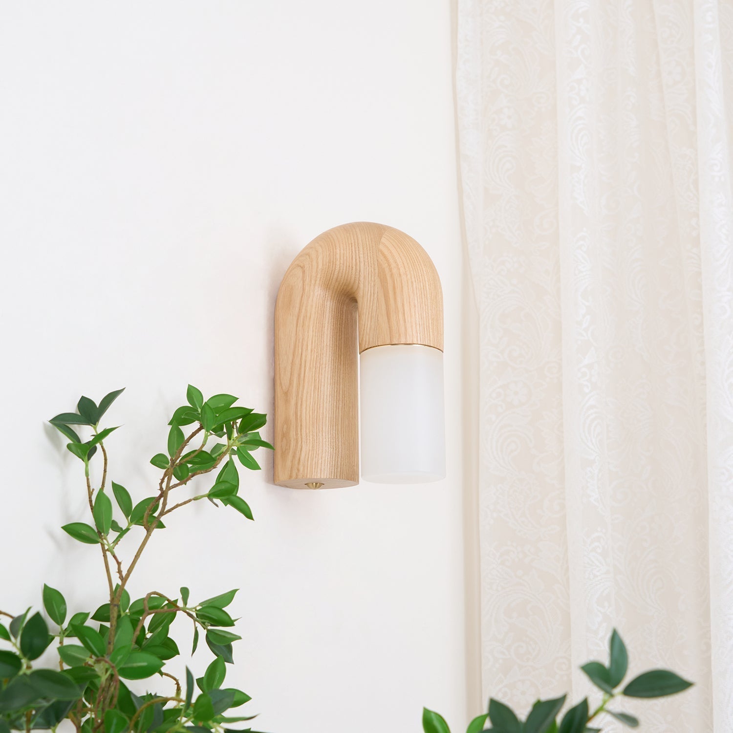 Arcus Wood Wall Lamp - Lamp Outdoor
