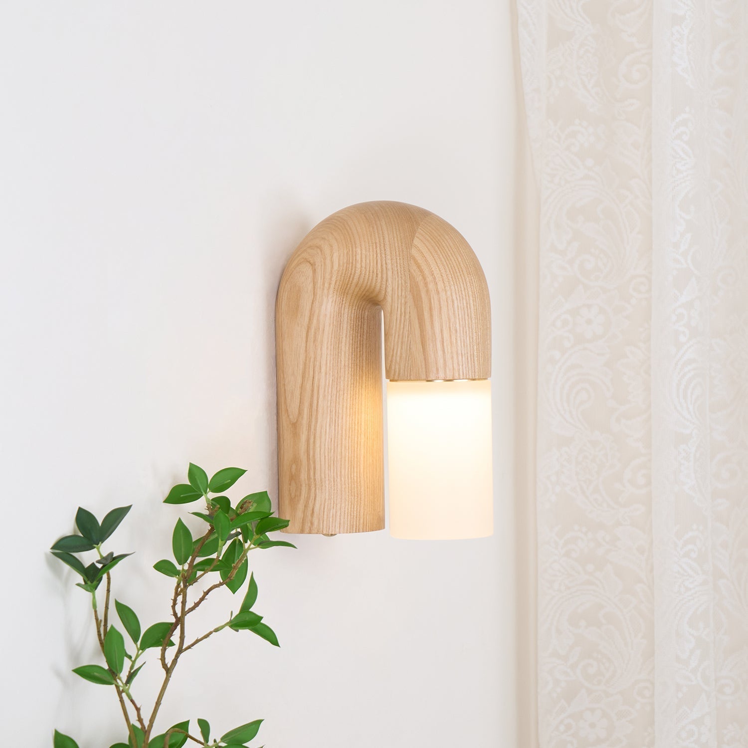 Arcus Wood Wall Lamp - Lamp Outdoor