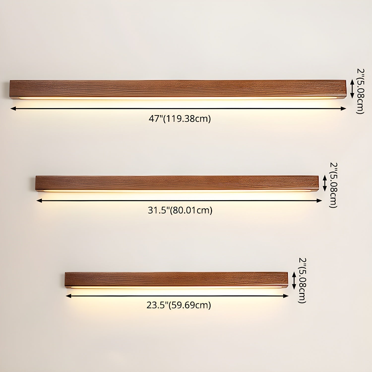 Arlo Linear Wood Wall Light - Lamp Outdoor